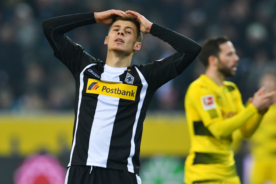 Erneut kein Gladbacher Treffer (Foto: Patrik Stollarz / AFP / Getty Images)